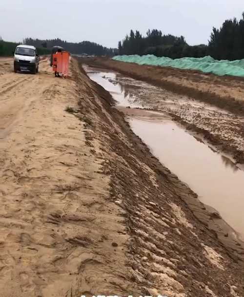 淄博桓台县河道降水